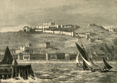 ドーバー、海から、1898。 作： Unbekannt