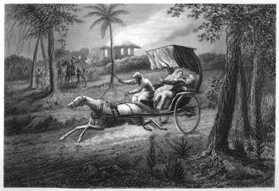 グラハム博士は、Sealkote Mutineers、1857、c1860によってバギーを撃ちました 作： Unbekannt
