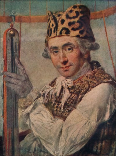 ジョンジェフリーズ博士、アメリカの気球奏者、1786年。1911年 作： Unbekannt