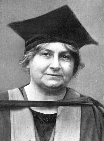 マリアモンテッソーリ博士1870-1952年、イタリアの哲学者、1926年 作： Unbekannt