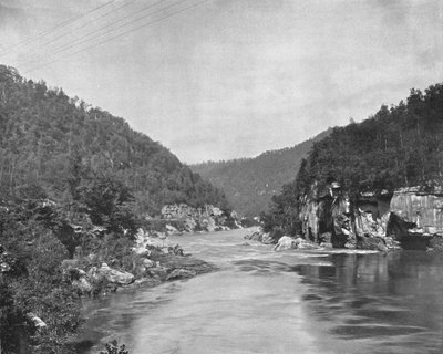 ドラゴンゴージ、ニューリバー、ウェストバージニア州、米国、c1900。 作： Unbekannt