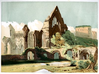 ドライバーグ修道院、c1850 作： Unbekannt