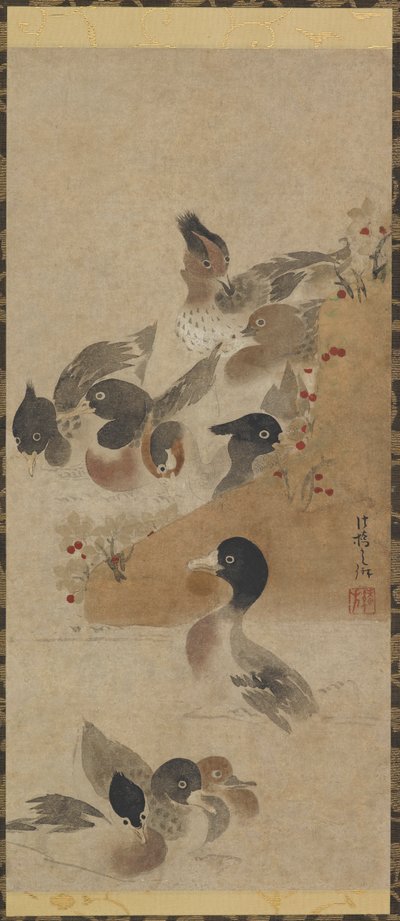 カモ 江戸時代・18世紀 作： Unbekannt