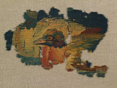 大きなカーテンのアヒルの頭、200年代。 作： Unbekannt