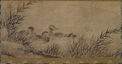 アヒルと葦、17世紀。 作： Unbekannt
