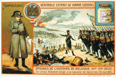 18世紀のウォータールーの戦い、19世紀後半のオランダベルギー軍 作： Unbekannt