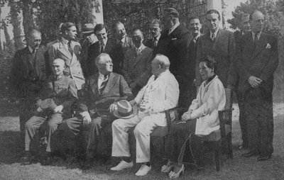 パシフィックビクトリーコンクレーブでの東と西の出会い、1943-44 作： Unbekannt