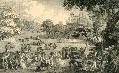 グリニッジ公園のイースター月曜日、c1878。 作： Unbekannt