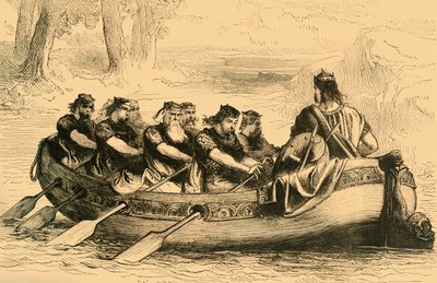 エドガー太平洋は、8支流の王子、c1890によってディー川を下った。 作： Unbekannt