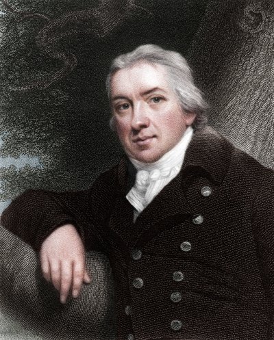 エドワードジェンナー、イギリスの医師、1837年。 作： Unbekannt