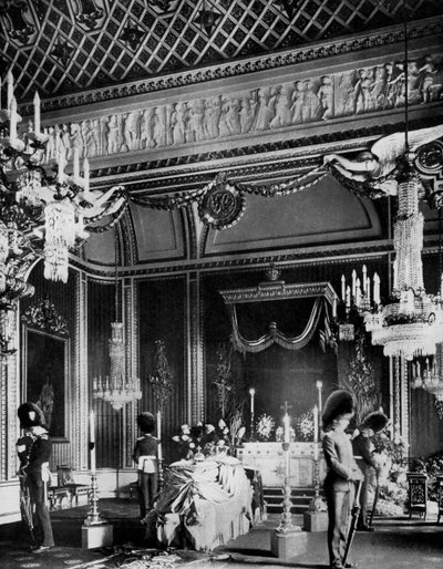 エドワード7世、ロンドン、バッキンガム宮殿の玉座の間、1910年1937 作： Unbekannt