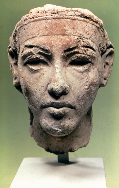 紀元前1350年、アマルナ時代のエジプトの頭 作： Unbekannt