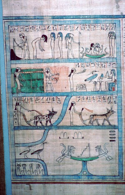 エリシアン フィールドでの農業のエジプトのイメージ 作： Unbekannt