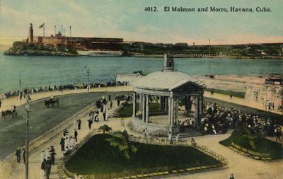 エルマレコンとモロ、ハバナ、キューバ、c1915。 作： Unbekannt
