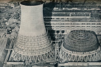 1928年、バーミンガムの近くにあるハムスホールのウォーターオートンにある発電所 作： Unbekannt