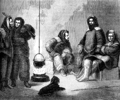 エリシャケントケインと彼の仲間、グリーンランド、c1855 c1880 作： Unbekannt
