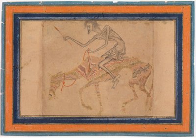 やせ衰えた馬とライダー、ca。 1625年。 作： Unbekannt