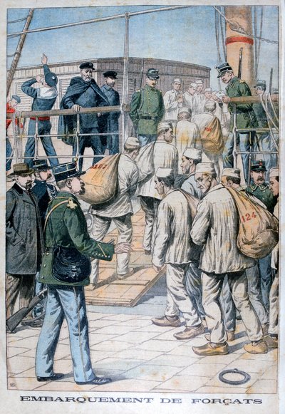 フランス領ギアナ、1904年の有罪判決の乗船 作： Unbekannt