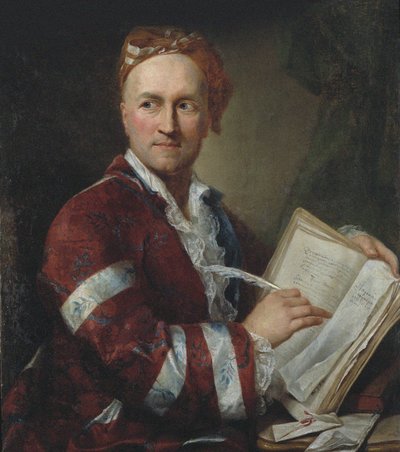 Emer de Vattelヌーシャテル学者の肖像、1760年頃。 作： Unbekannt