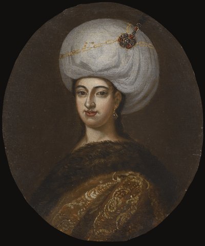 Emetullah RabiaGülnusSultan 1642-1715、スルタンメフメド4世のお気に入りの配偶者、後半 作： Unbekannt