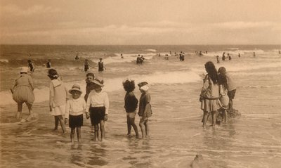 Enfants au Bain、チルドレンバス、c1900。 作： Unbekannt
