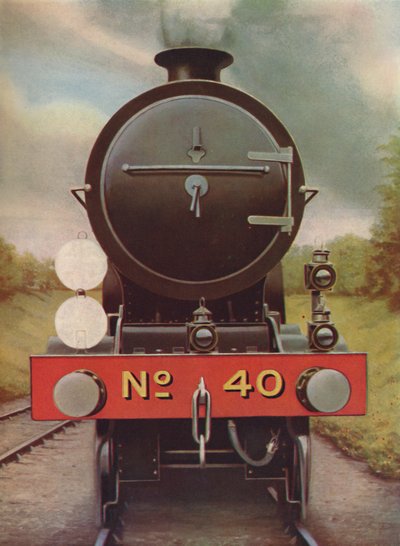 南部鉄道のエンジンヘッドランプとディスク、1926年 作： Unbekannt