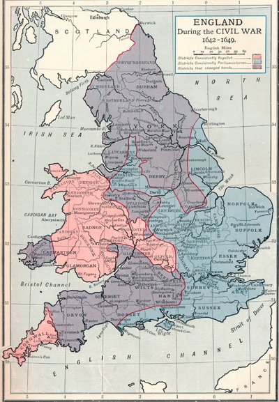 南北戦争中のイギリス、1642-1649 1905 作： Unbekannt