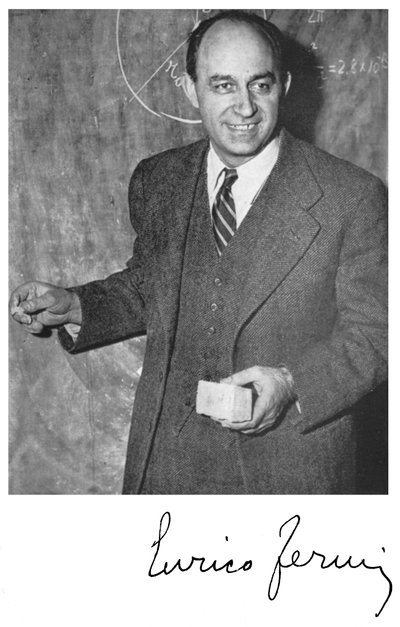 エンリコ・フェルミ、イタリア生まれのアメリカの核物理学者 作： Unbekannt