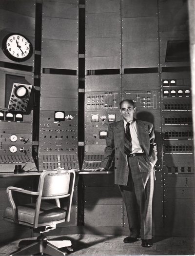エンリコ・フェルミ、イタリア生まれのアメリカの核物理学者、c1942 作： Unbekannt
