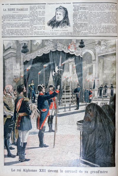 スペインのイザベラ2世の墓、エルエスコリアル修道院、1904年 作： Unbekannt