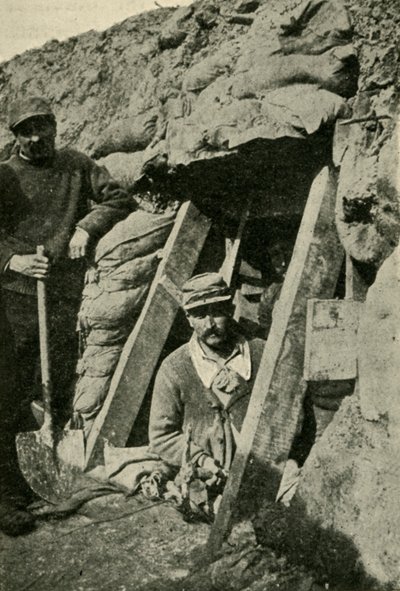 フランス戦線に沿った樹液への入り口、第一次世界大戦、1915年、c1920。 作： Unbekannt