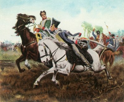 1813年9月6日、1936年のデネヴィッツの戦いのエピソード。 作： Unbekannt
