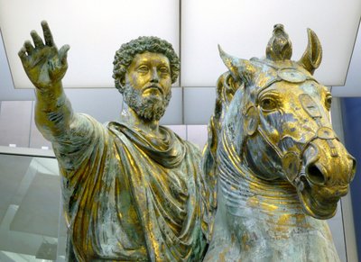 マルクスアウレリウスの騎馬像、161〜180年 作： Unbekannt