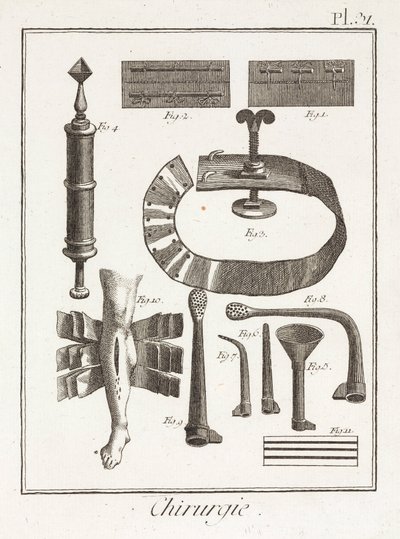 機器、初期-近代の外科用機器 作： Unbekannt