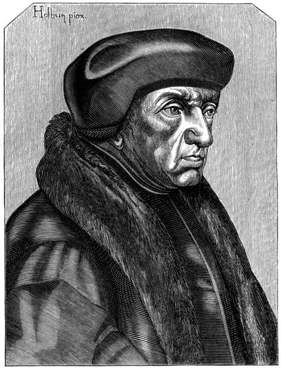 エラスムス1469-1536、オランダ人道主義者および神学者、16世紀1849 作： Unbekannt