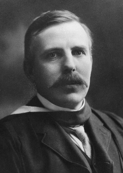アーネストラザフォード1871-1937、ノーベル賞受賞の原子物理学者、c1908 作： Unbekannt