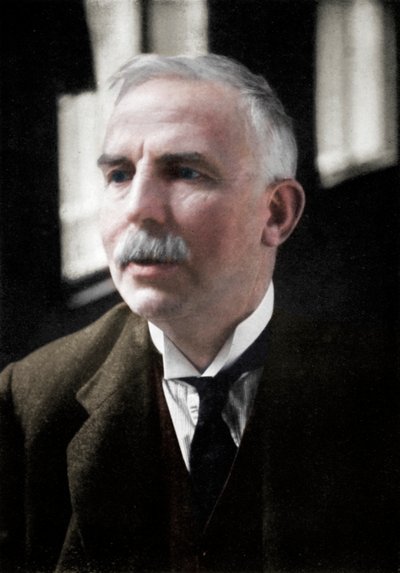 アーネスト・ラザフォード1871-1937、ノーベル賞を受賞した原子物理学者、c1908。 作： Unbekannt