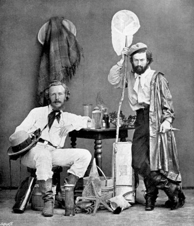 1867年、カナリア諸島のドイツの動物学者で進化論家のエルンストヘッケル 作： Unbekannt