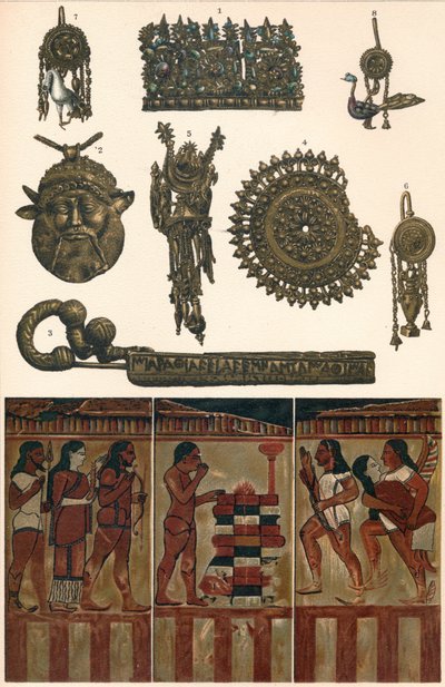 Clusium、Vulsinii、Vulci and Caere、紀元前500年、1902年のエトルリア古代 作： Unbekannt