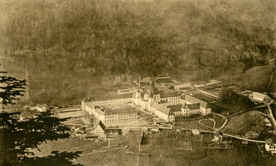 北斜面からのエタール修道院、ドイツ、バイエルン州、1922年。 作： Unbekannt
