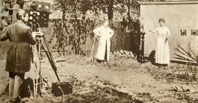 ユージーンラウステ、最初の動画と音声を組み合わせた録音、c1905、1935。 作： Unbekannt