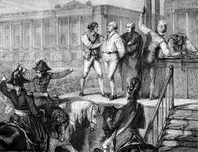 1793年1月21日フランス、パリのルイ16世の処刑1882-1884 作： Unbekannt