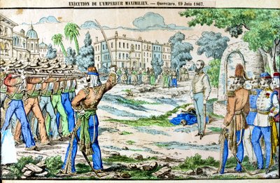 1867 年 6 月 19 日、メキシコ皇帝マクシミリアンの処刑 作： Unbekannt