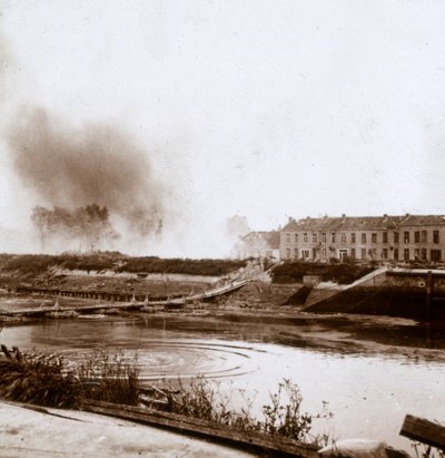 爆発、ニューポート、ベルギー、フランダース、c1914-c1918 作： Unbekannt