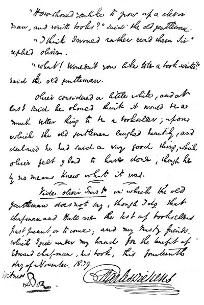 The Pickwick Papers、1839年、1912年のコピーの碑文の複製 作： Unbekannt