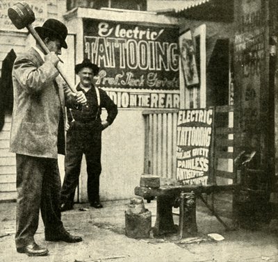 見本市アトラクション、1910年。 作： Unbekannt