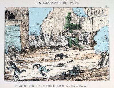 パリコミューンの崩壊、1871 作： Unbekannt