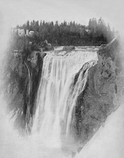 モンモランシーの滝、ケベック、c1897。 作： Unbekannt