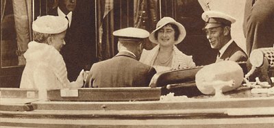 家族の冗談-カウズでロイヤルヨットアルバートとビクトリアを去る、c1935 1937 作： Unbekannt