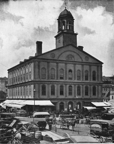 ファニエルホール、ボストン、米国、c1900。 作： Unbekannt